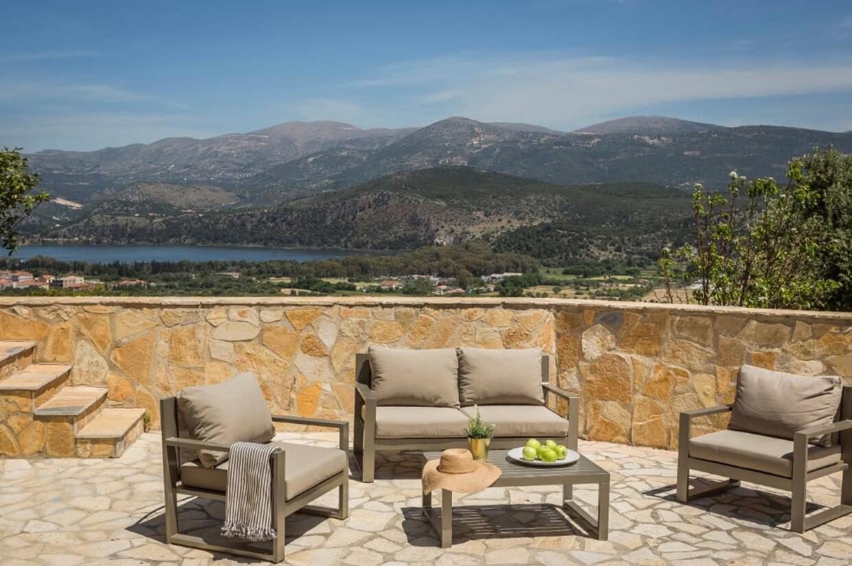 Peaceful House With An Awesome View Villa Khelmata Exterior photo